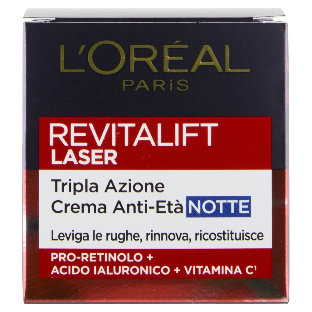 L'Oréal Paris Revitalift Laser Tripla Azione Crema Anti-Età Notte 50 ml